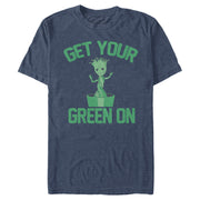 Men's Marvel Groot Get Your Green On  Adult T-Shirt