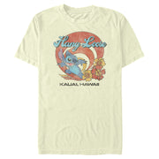 Men's Lilo & Stitch Hang Loose Kauai Hawaii  Adult T-Shirt