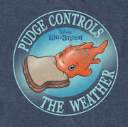 Men's Lilo & Stitch Pudge Controls the Weather  Adult T-Shirt