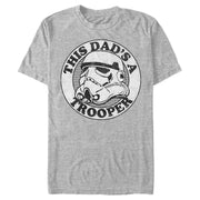 Men's Star Wars Father's Day This Dad's A Trooper  Adult T-Shirt