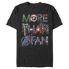 Men's Marvel More Than a Fan Hero Font  Adult T-Shirt