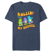 Men's Care Bears Rollin' With My Besties  Adult T-Shirt