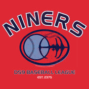 Men's Star Trek: Deep Space Nine Niners DS9 Baseball League  Adult T-Shirt