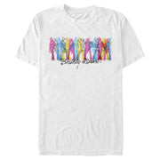 Men's Britney Spears Rainbow on Stage  Adult T-Shirt