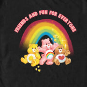 Men's Care Bears Friends and Fun For Everyone  Adult T-Shirt