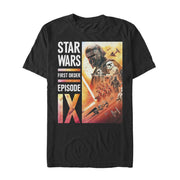 Men's Star Wars: The Rise of Skywalker First Order Glow  Adult T-Shirt