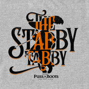 Men's Puss in Boots: The Last Wish The Stabby Tabby  Adult T-Shirt