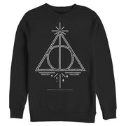 Men's Harry Potter Deathly Hallows Symbol  Adult Sweatshirt