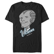 Men's Marvel WandaVision Animated Vision  Adult T-Shirt