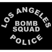 Men's LAPD Los Angeles Bomb Squad Police in Silver  Adult T-Shirt