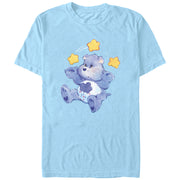 Men's Care Bears Grumpy Bear Stars  Adult T-Shirt