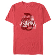 Men's Yellowstone Dutton Go Ruin Someone Else's Day Snake  Adult T-Shirt