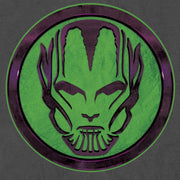 Men's Marvel: Secret Invasion Skrull Green and Purple Logo  Adult T-Shirt