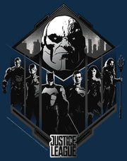 Men's Zack Snyder Justice League Darkseid Group Shot  Adult Long Sleeve Shirt