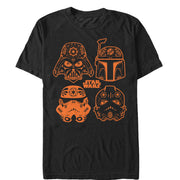 Men's Star Wars Halloween Sugar Villains Helmets  Adult T-Shirt