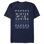 Men's Game of Thrones Christmas Winter is Coming Sweater  Adult T-Shirt