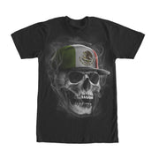 Men's Aztlan Smoke Skull  Adult T-Shirt