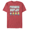 Men's Despicable Me Minions Deploy 8-Bit  Adult T-Shirt