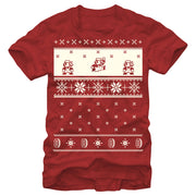 Men's Nintendo Christmas Sweater Mario  Adult T-Shirt