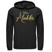 Men's Aladdin Script Logo  Adult Pull Over Hoodie