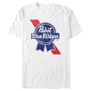 Men's Pabst Rough Logo  Adult T-Shirt