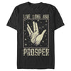 Men's Star Trek Retro Vulcan Salute  Adult T-Shirt