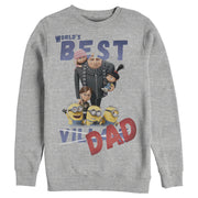 Men's Despicable Me World's Best Dad  Adult Sweatshirt