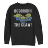 Men's Toy Story The Claw Squeeze Alien  Adult Sweatshirt