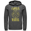 Men's Marvel Captain Marvel Stained Star Symbol  Adult Pull Over Hoodie