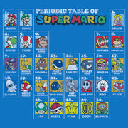 Men's Nintendo Periodic Table of Super Mario  Adult Pull Over Hoodie