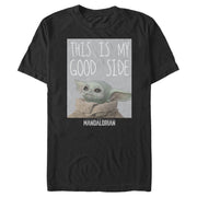 Men's Star Wars: The Mandalorian The Child This Is My Good Side  Adult T-Shirt