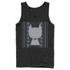 Men's Batman Ugly Christmas Chibi Snow Bat  Adult Tank Top