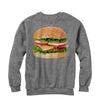 Men's Lost Gods Cheeseburger Love  Adult Sweatshirt