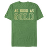 Men's Lost Gods St. Patrick's Day As Good as Gold  Adult T-Shirt