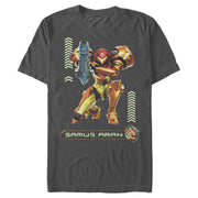 Men's Nintendo Metroid Samus Pose  Adult T-Shirt