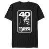 Men's Star Wars: Return of the Jedi Return of the Jedi Darth Vader 40 Logo Black and White  Adult T-Shirt