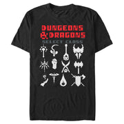 Men's Dungeons & Dragons Select Class 8-bit Pixel Symbols  Adult T-Shirt