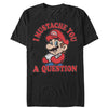 Men's Nintendo Mario Mustache  Adult T-Shirt