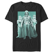 Men's Star Wars Vader Faded Poster  Adult T-Shirt