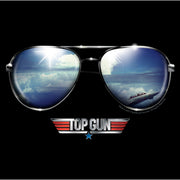 Men's Top Gun Aviator Sunglasses Reflection Logo  Adult T-Shirt