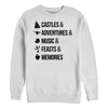 Men's Disney Princesses Keyword Magic  Adult Sweatshirt