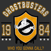 Men's Ghostbusters 1984 Collegiate Shield  Adult T-Shirt