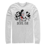 Men's One Hundred and One Dalmatians Cruella Devilish  Adult Long Sleeve Shirt