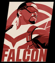 Men's Marvel The Falcon and the Winter Soldier Falcon Poster  Adult T-Shirt