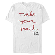 Men's Cruella Make Your Mark Cursive Writing  Adult T-Shirt