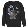 Men's Lilo & Stitch Floral Ukulele Dance  Adult Sweatshirt