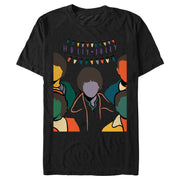 Men's Stranger Things Faceless Gang Holly Jolly  Adult T-Shirt