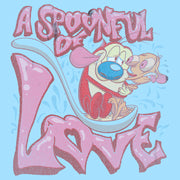 Men's The Ren & Stimpy Show A Spoonful of Love  Adult T-Shirt