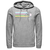 Men's Toy Story Ducky & Bunny Fun Rainbow Race  Adult Pull Over Hoodie