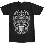 Men's Aztlan Sugar Skull Diamond  Adult T-Shirt